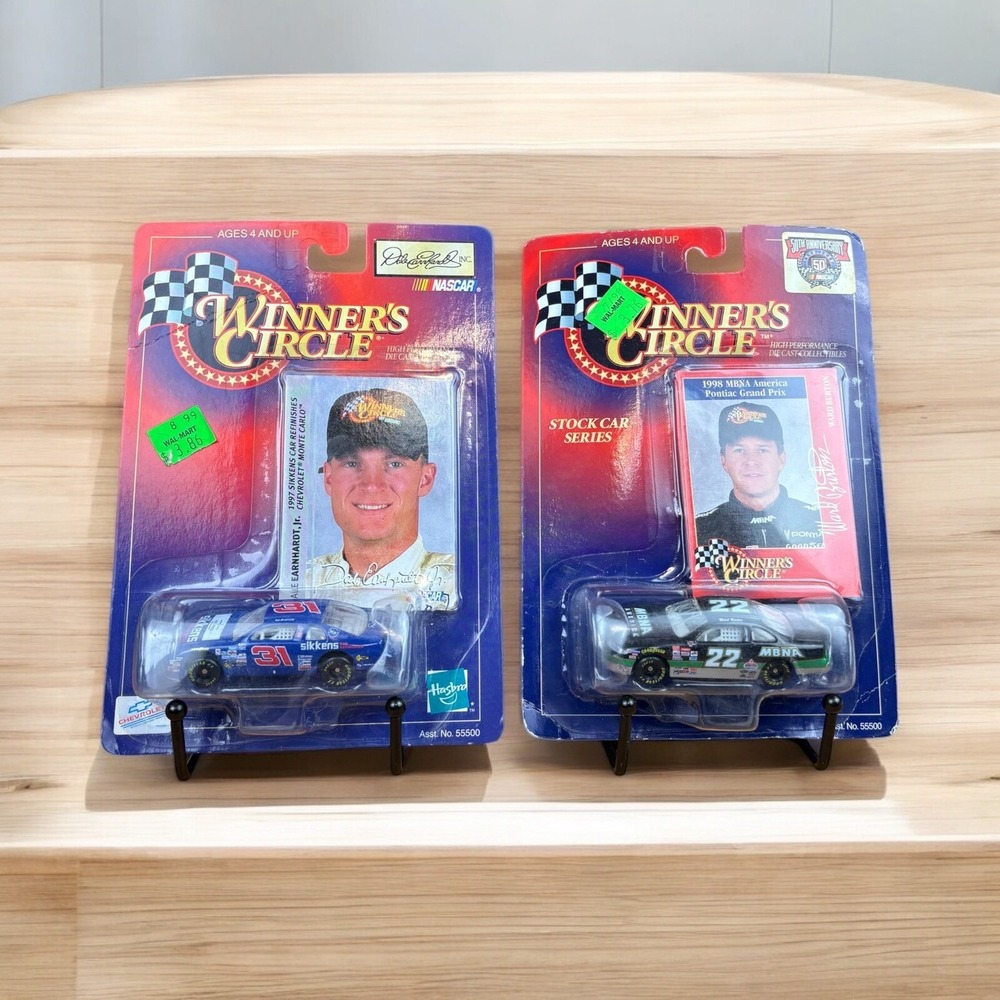 Lot‎ of 2 - 1997 Dale Earnhardt Jr #31 And 1998 Ward Burton # 22 Winners Circle